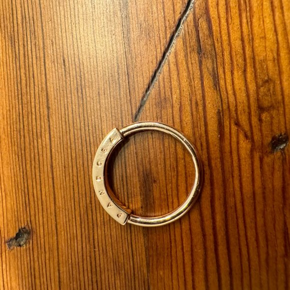 Pandora Signature I-D Pavé Ring ROSE GOLD Plated (Sz. 7.5) - Picture 9 of 10